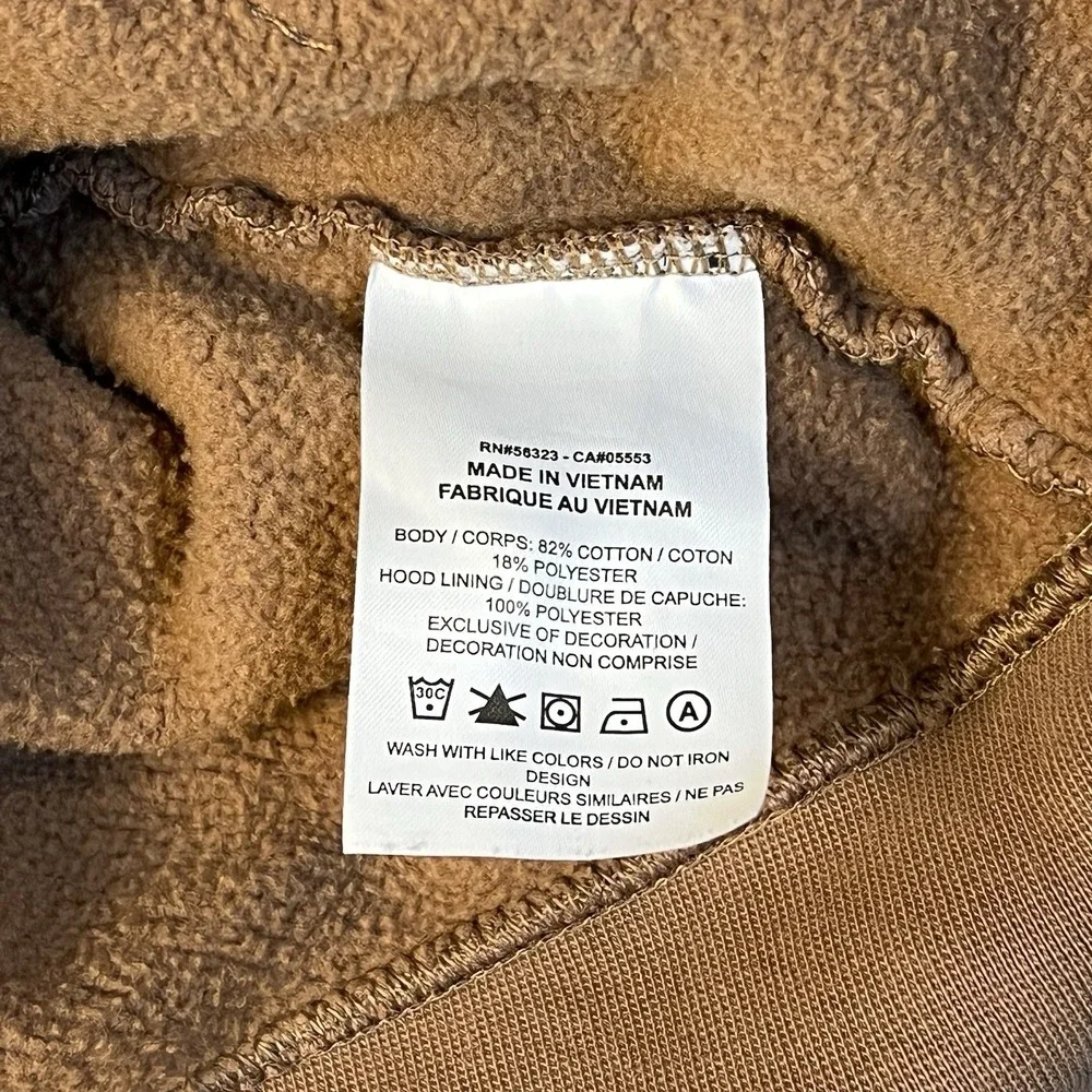 Jordan Jumpman Core Pullover‎ Brown Hoodie Sweatshirt XXL VTG Nike (039)